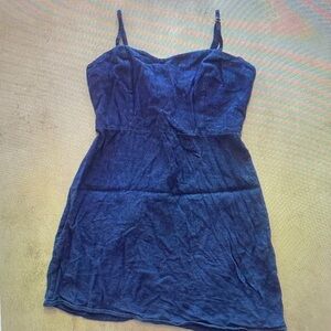 Elegant Blue Women's Dress